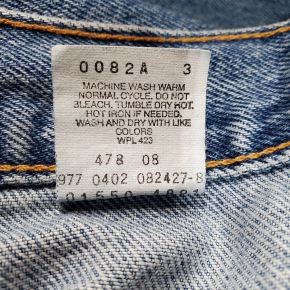 Vintage Levi's 550 Jeans Mens 48x32 Relaxed Fit Paper Tag - Picture 11 of 12